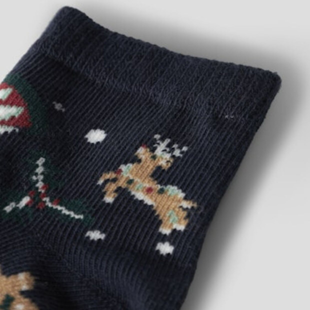 name it Baby Weihnachten Socken - Navy Blazer