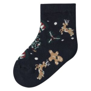 name it Baby Weihnachten Socken - Navy Blazer