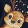 name it Weihnachts Shirt Rentier - Navy Blazer Reindeer Lights