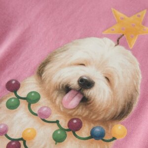 name it Weihnachts Shirt Hund - Wild Rose Xmas Dog