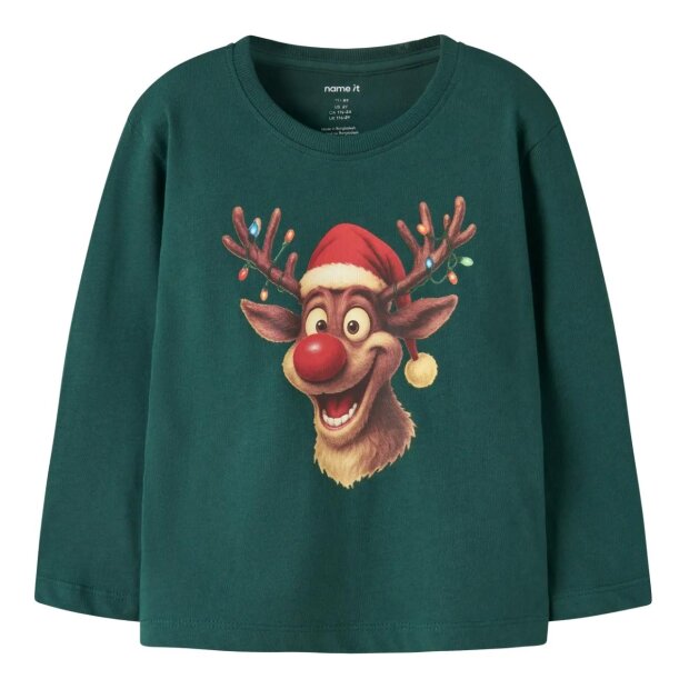 name it Shirt langarm Weihnachten Rentier - Botanical Garden Reindeer