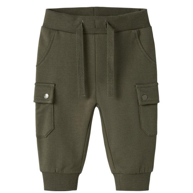 name it Baby angeraute Sweathose mit Taschen NOOS - olive night