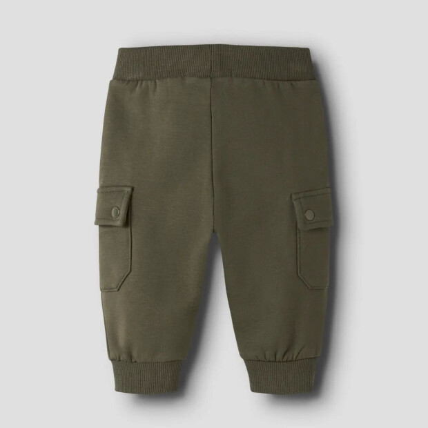 name it Baby angeraute Sweathose mit Taschen NOOS - olive night