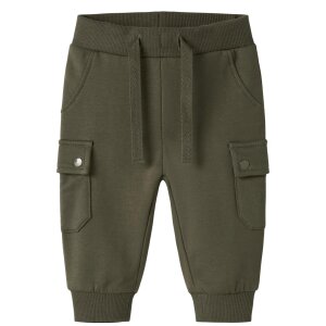 name it Baby angeraute Sweathose mit Taschen NOOS - olive...