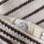 name it Baby regular fit Hose Streifen - Antique White Chocolate Plum