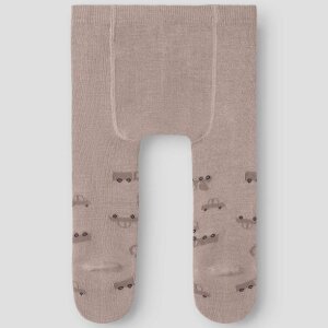 name it Merino Wollmix Strumpfhose Baustelle - Satellite