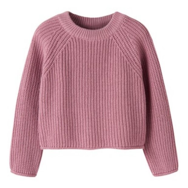 name it loose Strickpullover - lilas