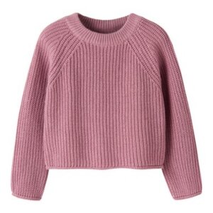 name it loose Strickpullover - lilas