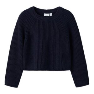 name it loose Strickpullover - Navy Blazer