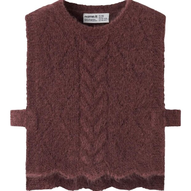 name it raffinierte Strickweste - Wild Ginger