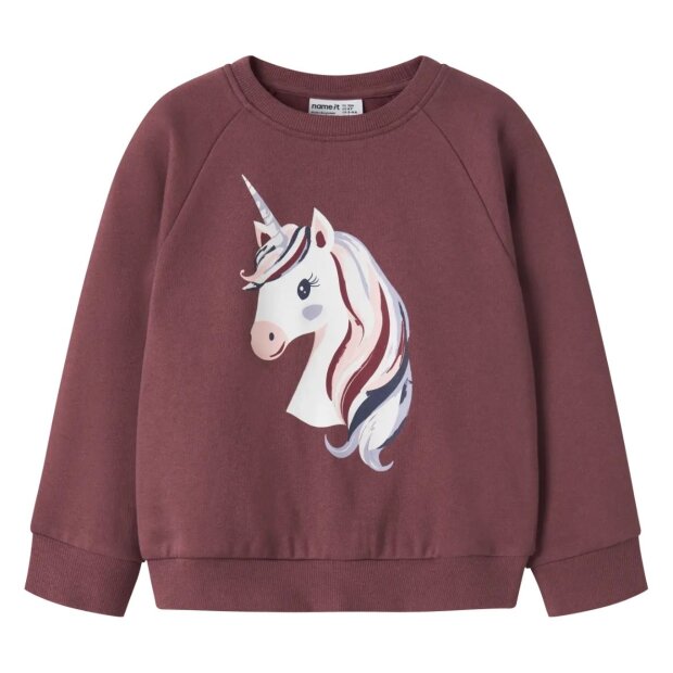 name it angerauter Sweatpullover Einhorn - Wild Ginger Unicorn