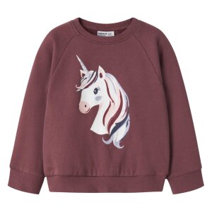 name it angerauter Sweatpullover Einhorn - Wild Ginger...