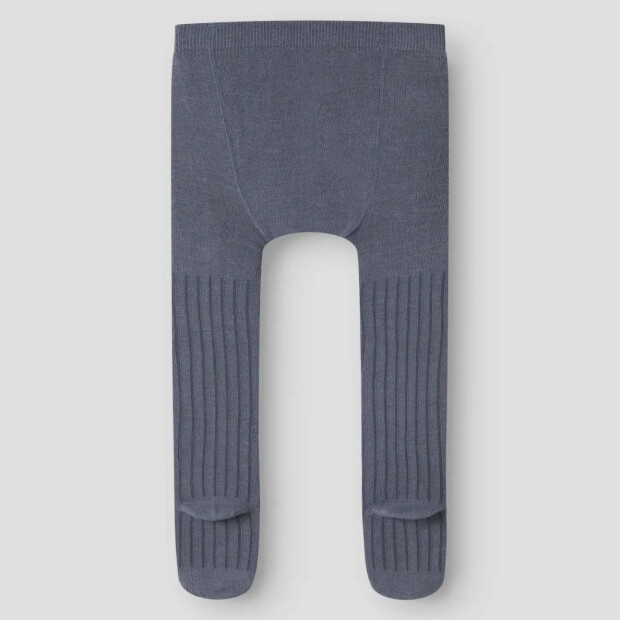 name it Merino Wollmix Strumpfhose - Folkstone Gray
