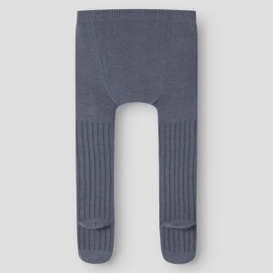 name it Merino Wollmix Strumpfhose - Folkstone Gray