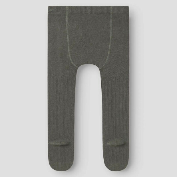 name it Merino Wollmix Strumpfhose - Mulled Basil