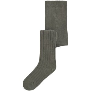 name it Merino Wollmix Strumpfhose - Mulled Basil