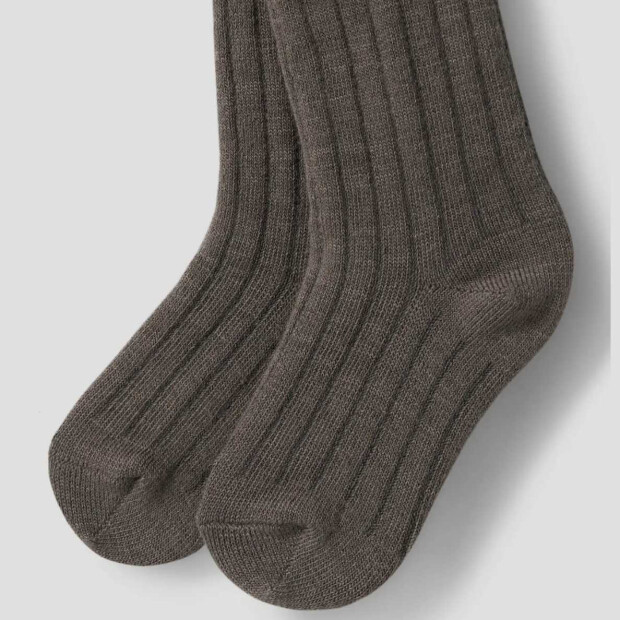name it Merino Wollmix Strumpfhose - Morel