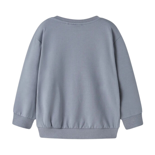 name it angerauter Sweater mit Tasche Bär Bagger - Tradewinds Bear Excavator