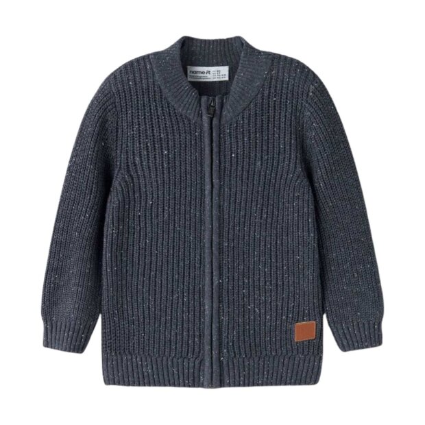 name it Bio Baumwoll Strickjacke - ombre blue