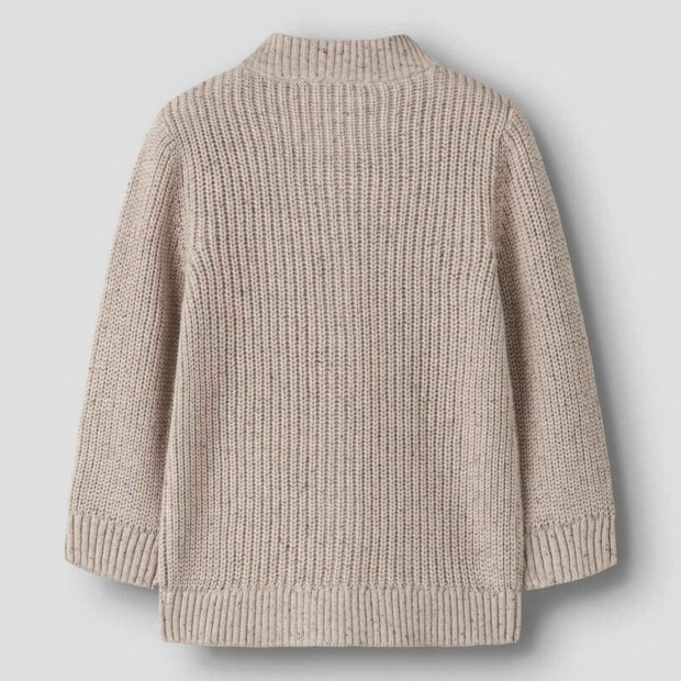 name it Bio Baumwoll Strickjacke - Peyote Melange