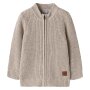name it Bio Baumwoll Strickjacke - Peyote Melange
