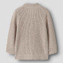 name it Bio Baumwoll Strickjacke - Peyote Melange