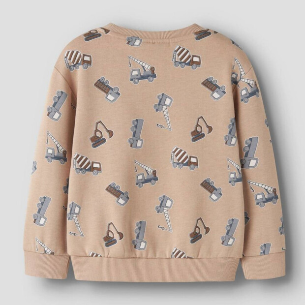 name it reg fit Sweatshirt Baustelle - Peyote Melange