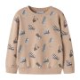 name it reg fit Sweatshirt Baustelle - Peyote Melange