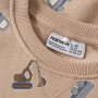 name it reg fit Sweatshirt Baustelle - Peyote Melange