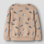 name it reg fit Sweatshirt Baustelle - Peyote Melange