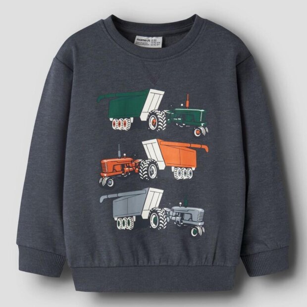 name it reg fit Sweatshirt Traktor - Ombre Blue