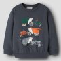 name it reg fit Sweatshirt Traktor - Ombre Blue