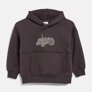 S.Oliver Oversize Hoodie mit Print und Fleece-Innenseite...