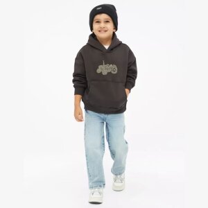 S.Oliver Oversize Hoodie mit Print und Fleece-Innenseite...