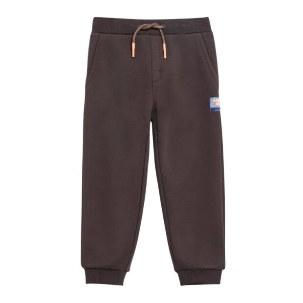 S.Oliver Jogginghose im Relaxed Fit mit Fleece-Innenseite - Dunkelbraun
