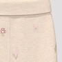 S.Oliver Unisex Jogginghose mit All-over-Stickerei Pilze - soft beige melange aoe