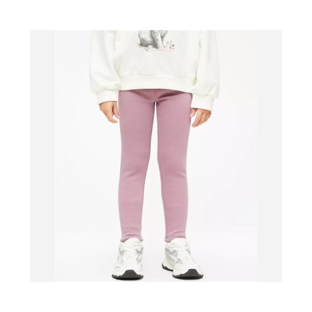 S.Oliver Thermofleece-Leggings mit Elastikbund - dusty rose