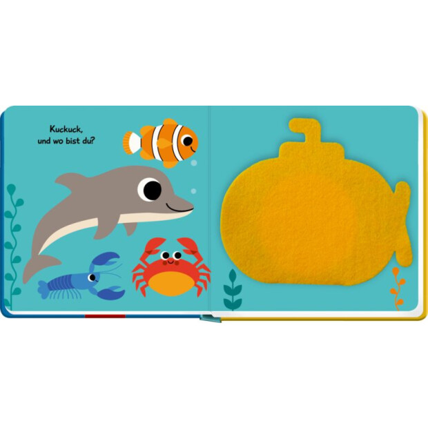 Coppenrath Kinderbuch - Mein Filz-Fühlbuch: Kuckuck, kleiner Fisch! (Fühlen & begreifen)