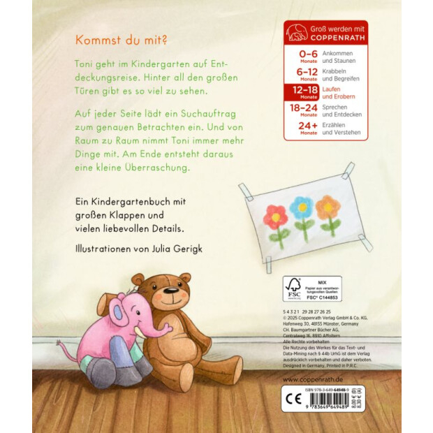 Coppenrath Kinderbuch - Tür auf, Tür zu! - Im Kindergarten