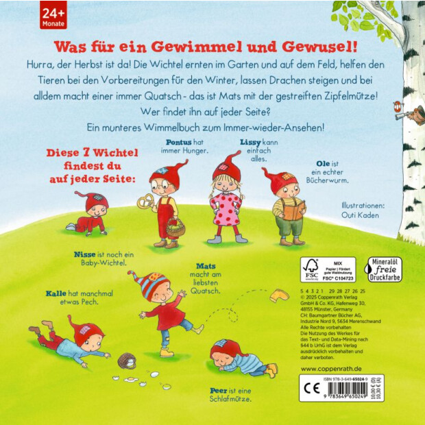 Coppenrath Kinderbuch - Mein Herbstwichtel-Wimmelbuch