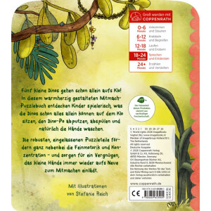 Coppenrath Kinderbuch - Mein Mitmach-Puzzle-Buch: 5 Dinos...