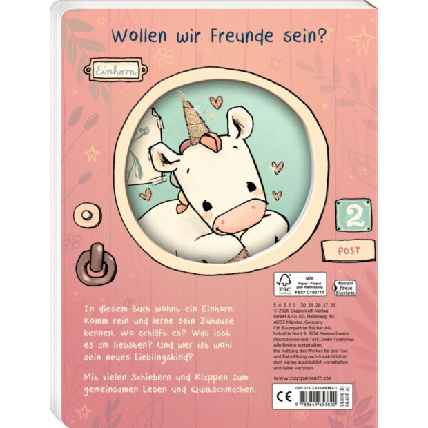 Coppenrath Kinderbuch - Ding, dong! Komm rein! - Mein Einhorn (J. Tourlonias)