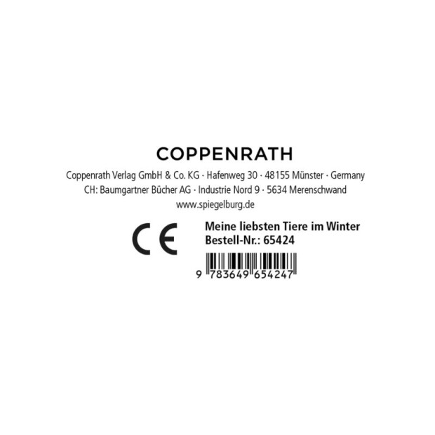 Coppenrath Kinderbuch - Meine liebsten Tiere im Winter