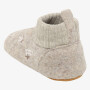 En Fant Woll Hausschuhe Krabbelschuhe - Blumen Sand Melange