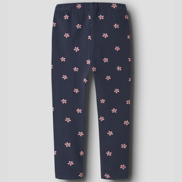 name it angeraute Leggings Blümchen - Navy Blazer White Flower
