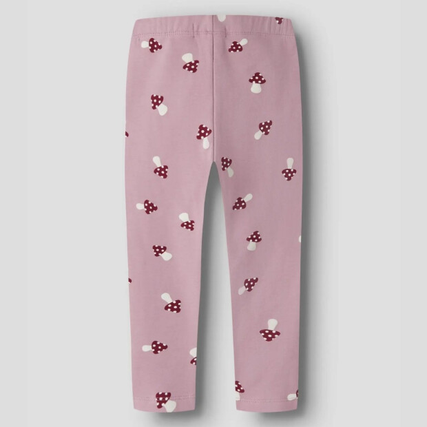 name it angeraute Leggings Pilze - Lilas Mushroom