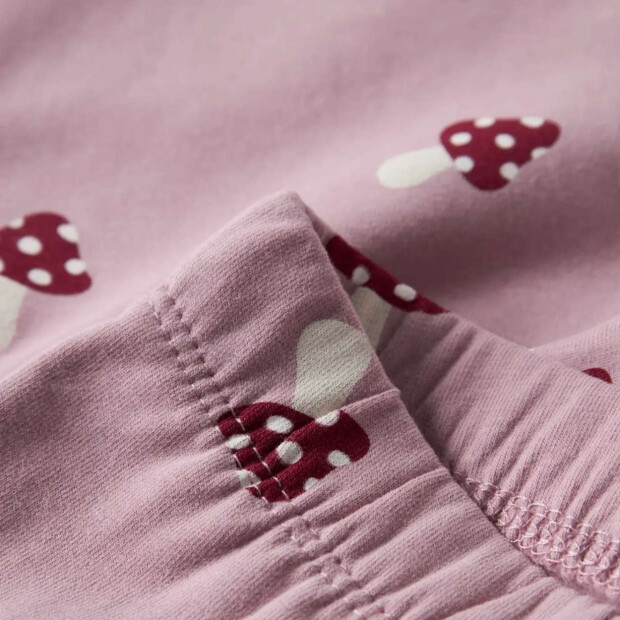 name it angeraute Leggings Pilze - Lilas Mushroom
