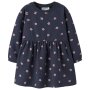 name it angerautes Kleid Blümchen - Navy Blazer White Flower