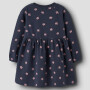 name it angerautes Kleid Blümchen - Navy Blazer White Flower