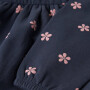 name it angerautes Kleid Blümchen - Navy Blazer White Flower